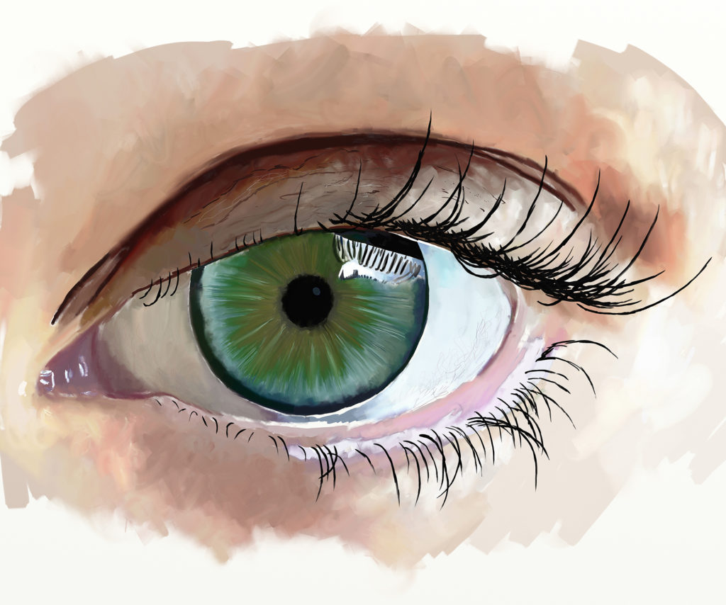 Digital Speed Painting - An Eye
