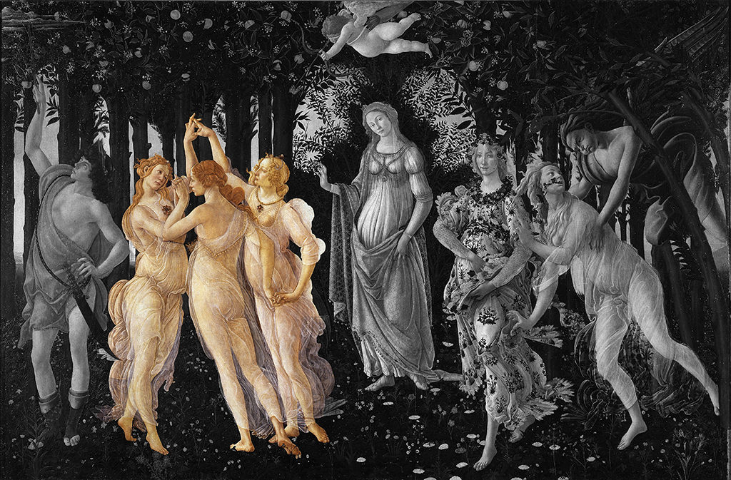 Botticelli Primavera Graces