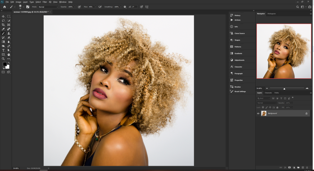 Cutting out Hair in Photoshop |