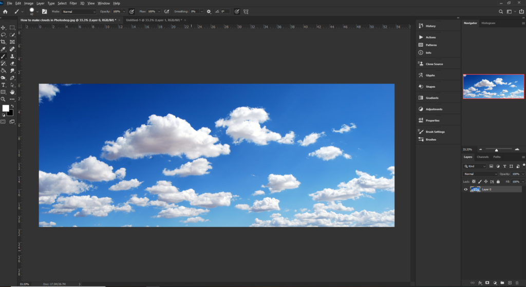 Crop your cloud picture