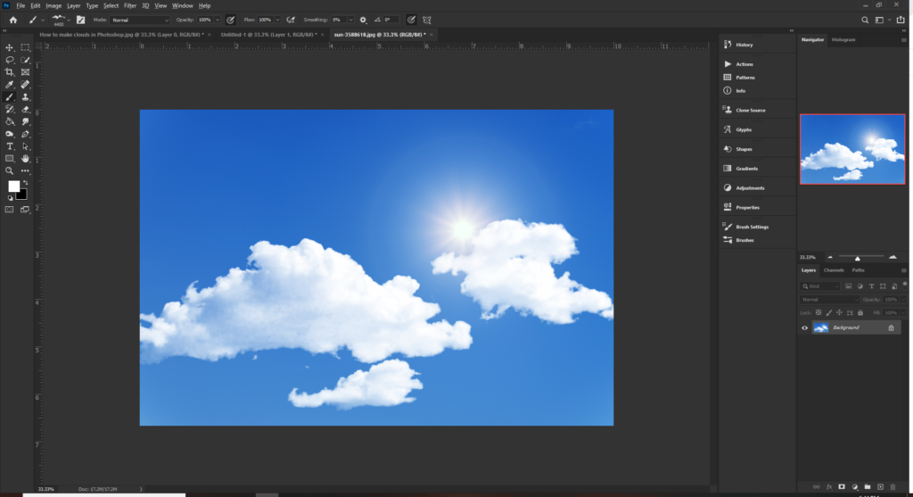Paint with your cloud brush