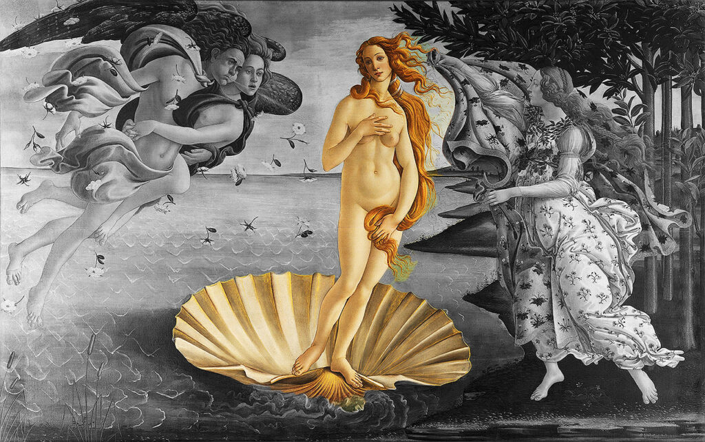 Botticelli Venus Isolated