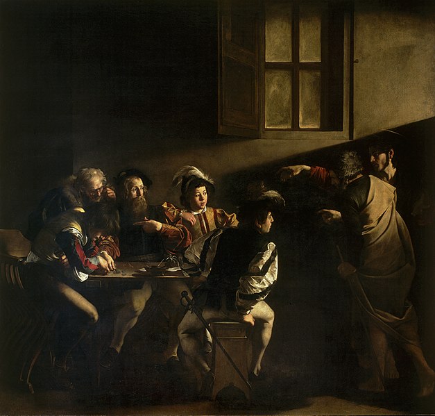 Baroque Art: The Calling of Saint Matthew - Caravaggio